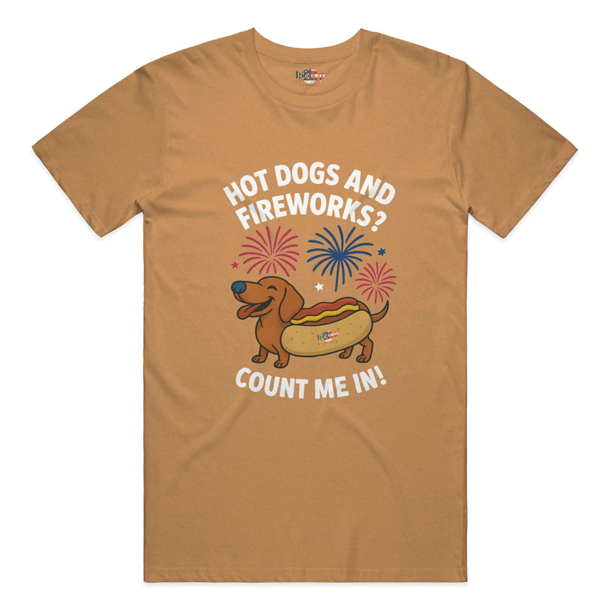 Hot Dogs and Fireworks everyday t in Heather Autumn