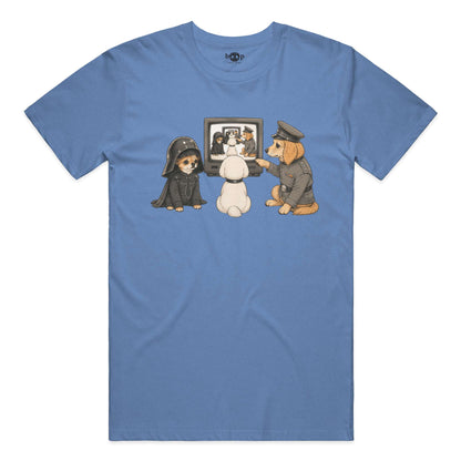 In the Now, Now everyday t in Heather Columbia Blue