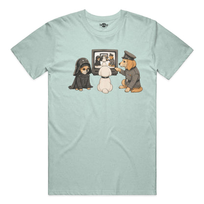 In the Now, Now performance t in Dusty Blue Triblend