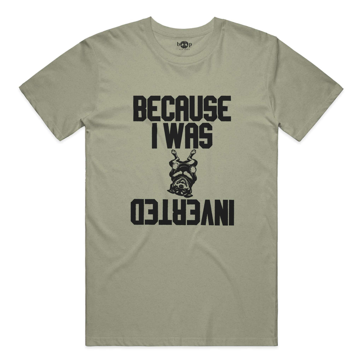 Inverted everyday t in Heather Olive