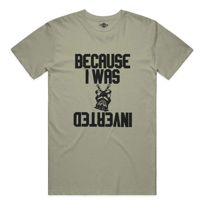 Inverted everyday t in Heather Olive