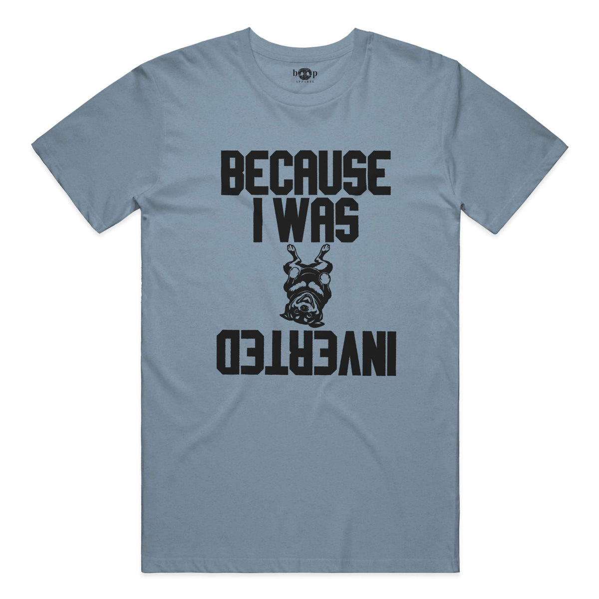 Inverted performance t in Denim Triblend