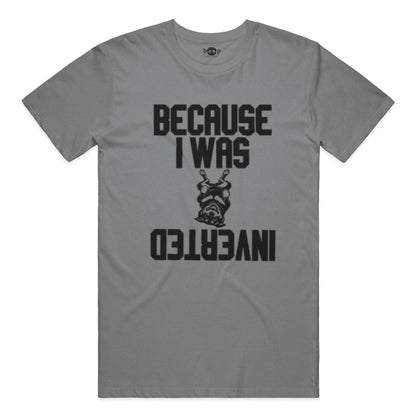Inverted performance t in Grey Triblend