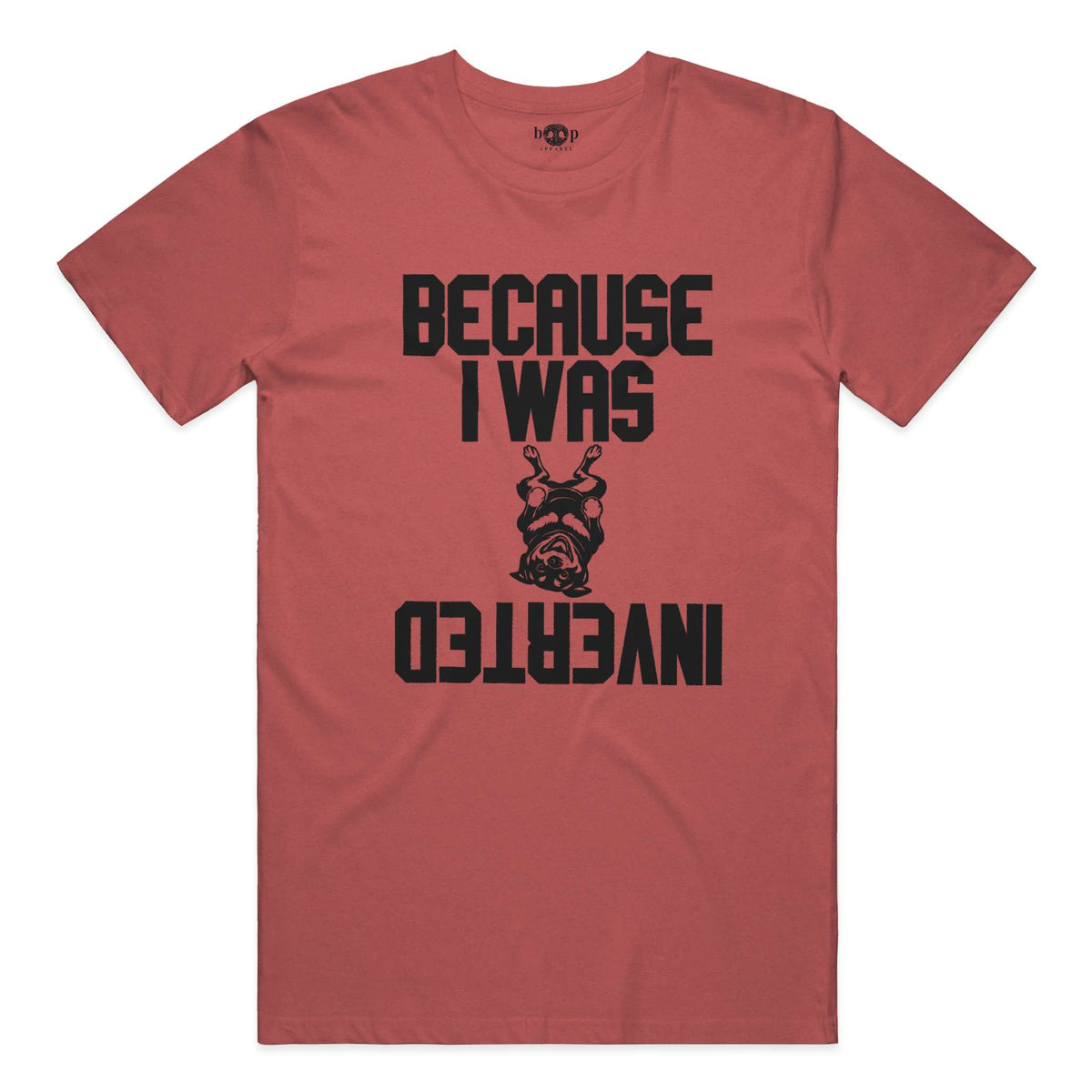 Inverted performance t in Red Triblend
