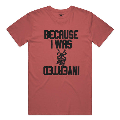 Inverted performance t in Red Triblend