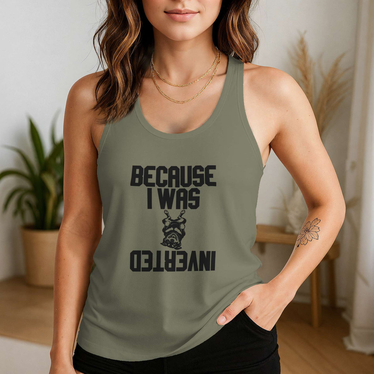 Inverted Racerback Tank, alternate view 2