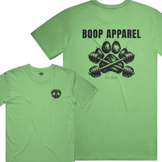 Iron Paw (Black) performance t in Green Triblend