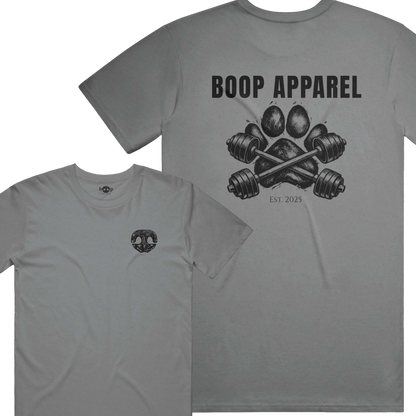 Iron Paw (Black) performance t in Grey Triblend