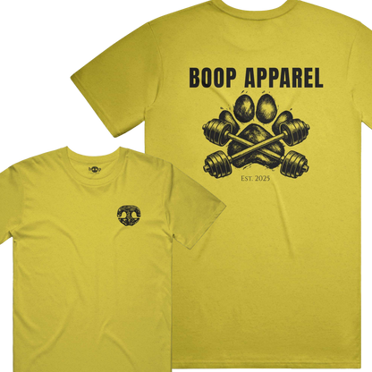 Iron Paw (Black) performance t in yellow gold triblend