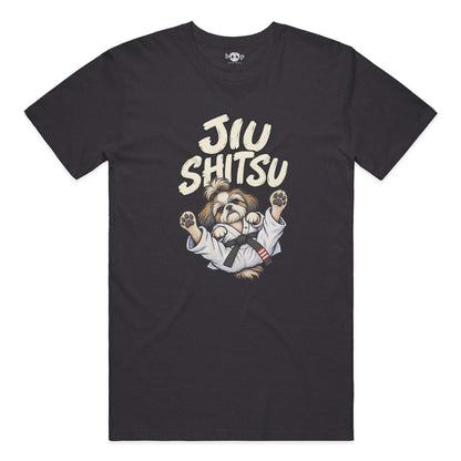 Jiu Shitsu everyday t in dark grey heather