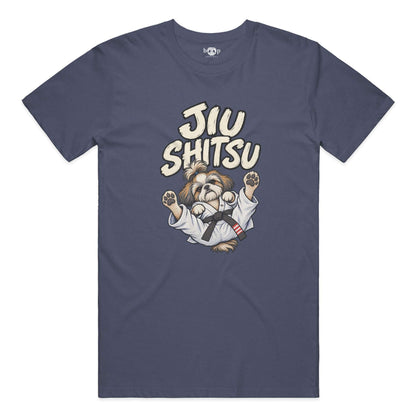 Jiu Shitsu everyday t in heather navy