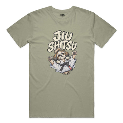Jiu Shitsu everyday t in Heather Olive