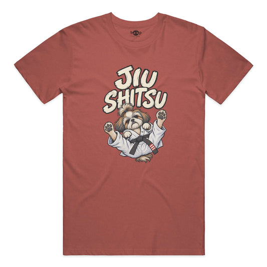 Jiu Shitsu performance t in Clay Triblend