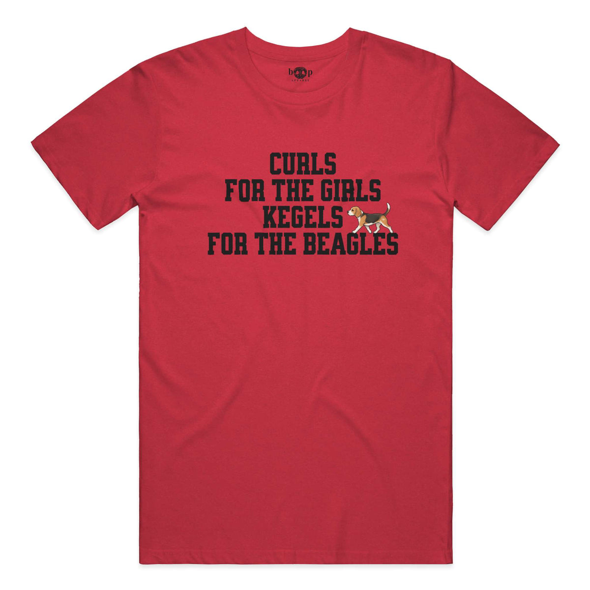 Kegels for the Beagles everyday t in heather red