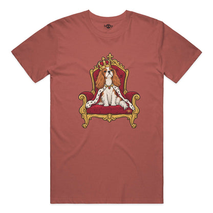 King Charles of the Cavaliers performance t in Clay Triblend