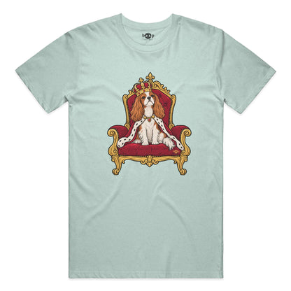 King Charles of the Cavaliers performance t in Dusty Blue Triblend