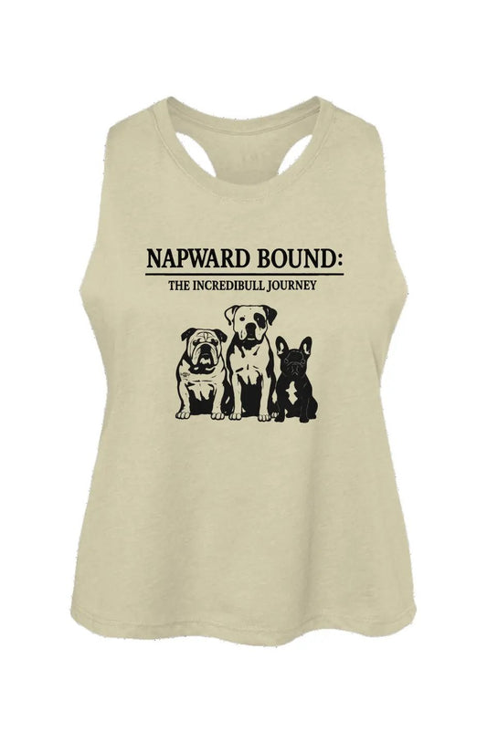 Napward Bound crop tank in Heather French Vanilla