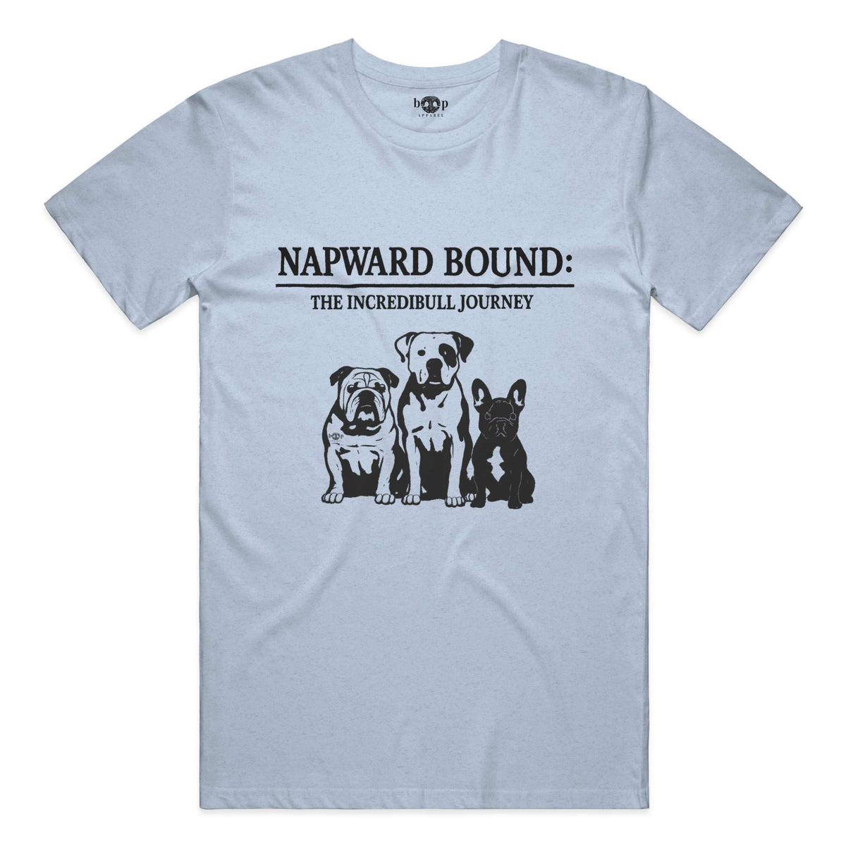 Napward Bound everyday t in Heather Blue