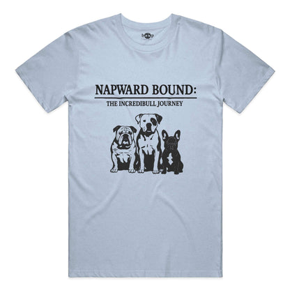 Napward Bound everyday t in Heather Blue