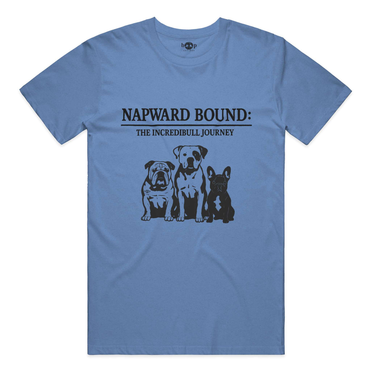 Napward Bound everyday t in Heather Columbia Blue