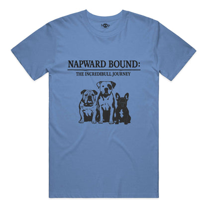 Napward Bound everyday t in Heather Columbia Blue