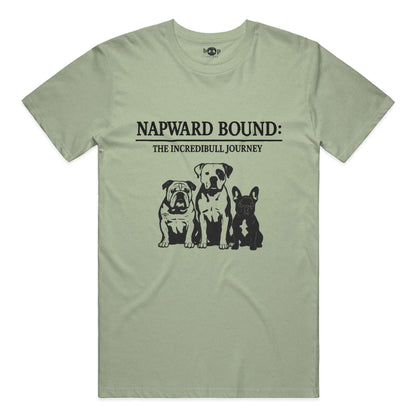 Napward Bound everyday t in heather green