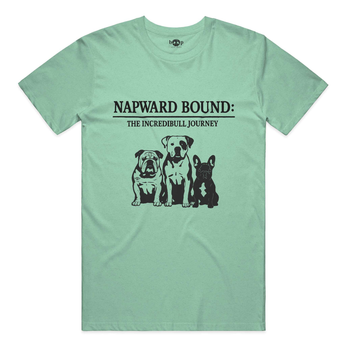 Napward Bound everyday t in heather mint