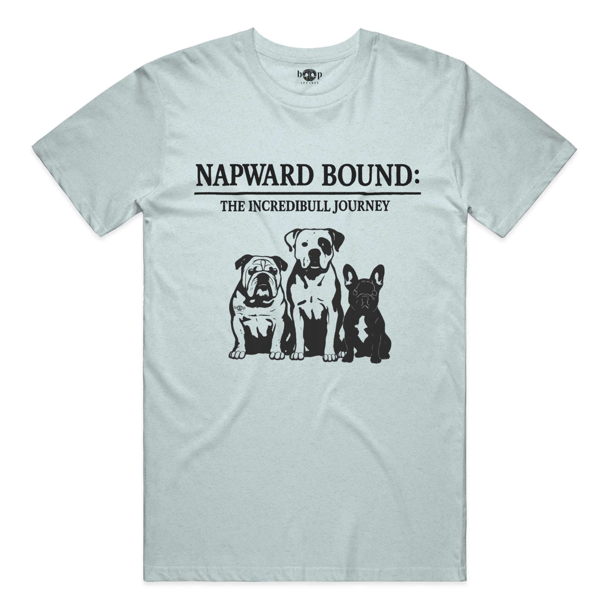Napward Bound performance t in Ice Blue Triblend