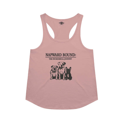 Napward Bound racerback tank in Desert Pink