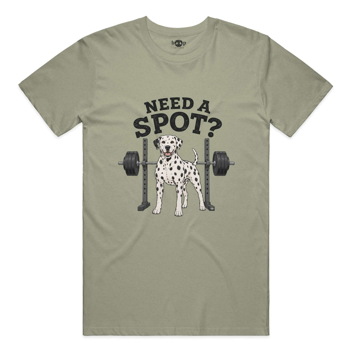 Need a Spot everyday t in Heather Olive
