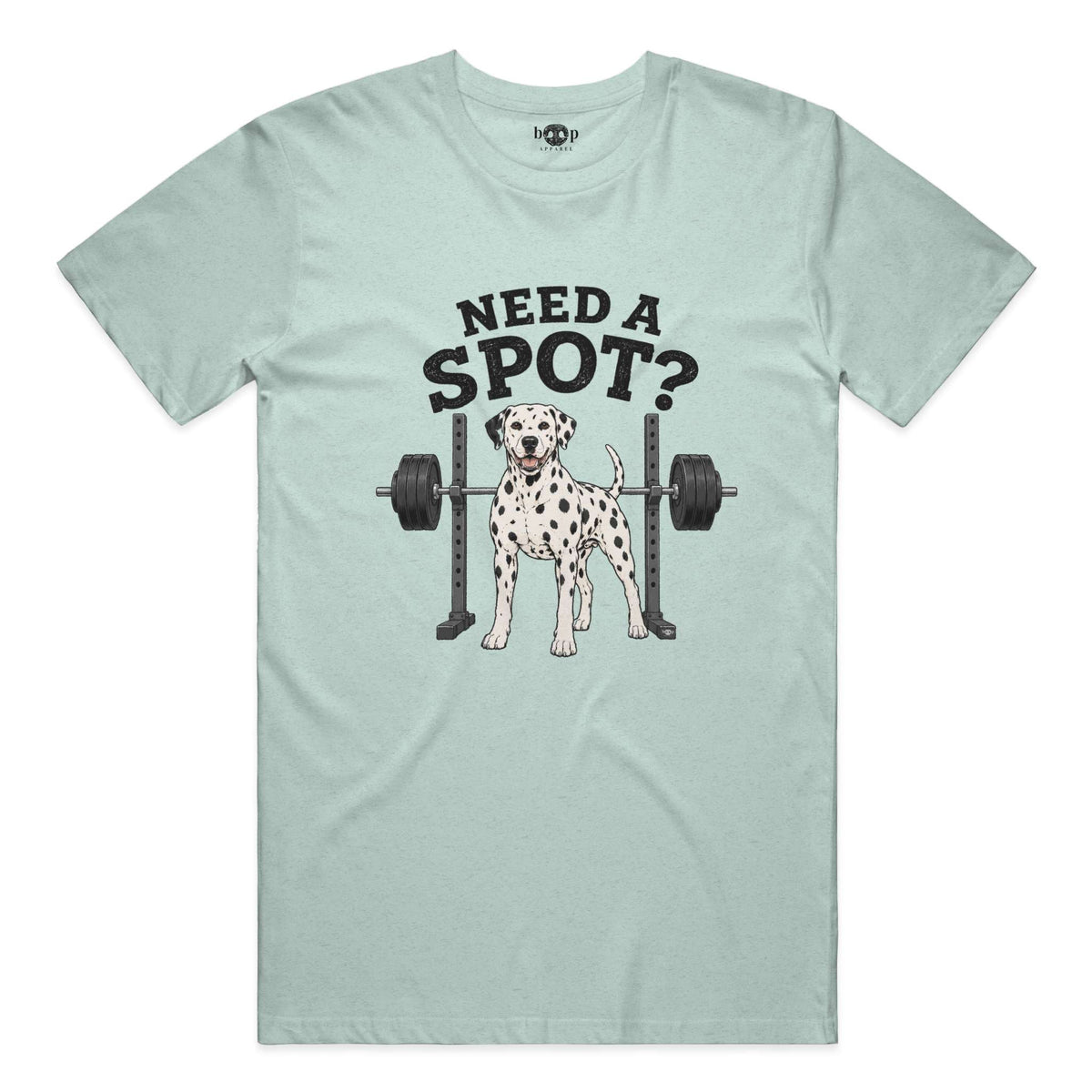 Need a Spot performance t in Dusty Blue Triblend