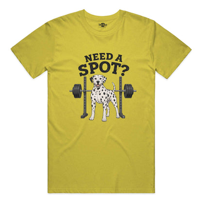 Need a Spot performance t in yellow gold triblend