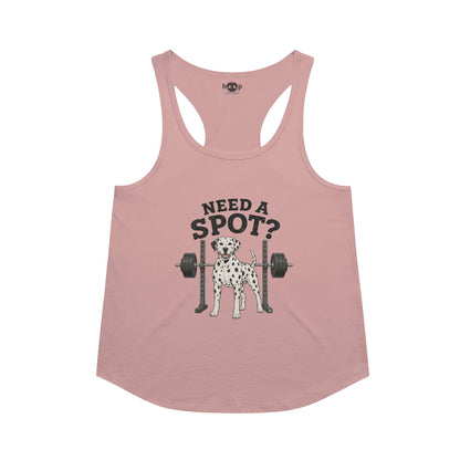 Need a Spot racerback tank in Desert Pink