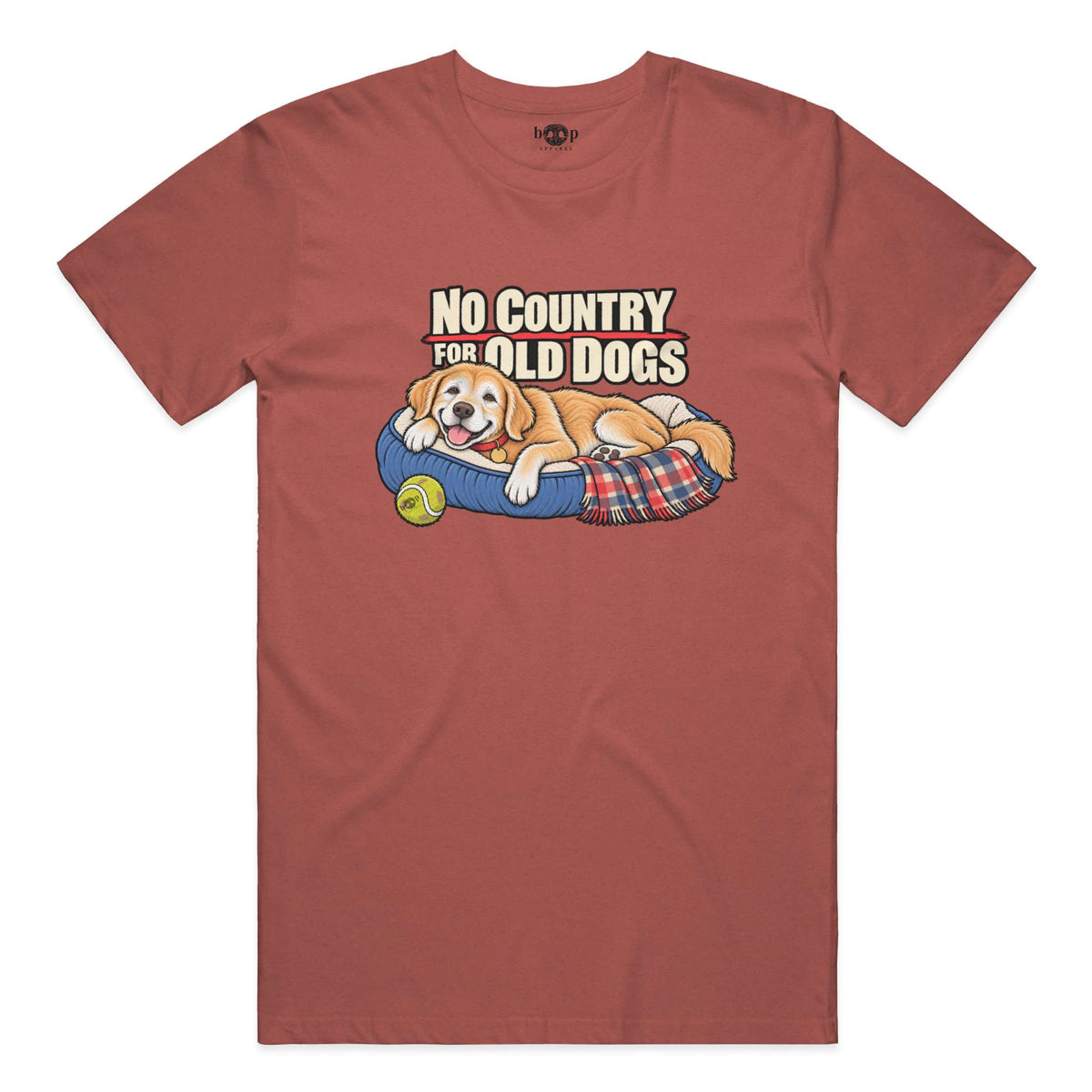 No Country for Old Dogs performance t in Clay Triblend
