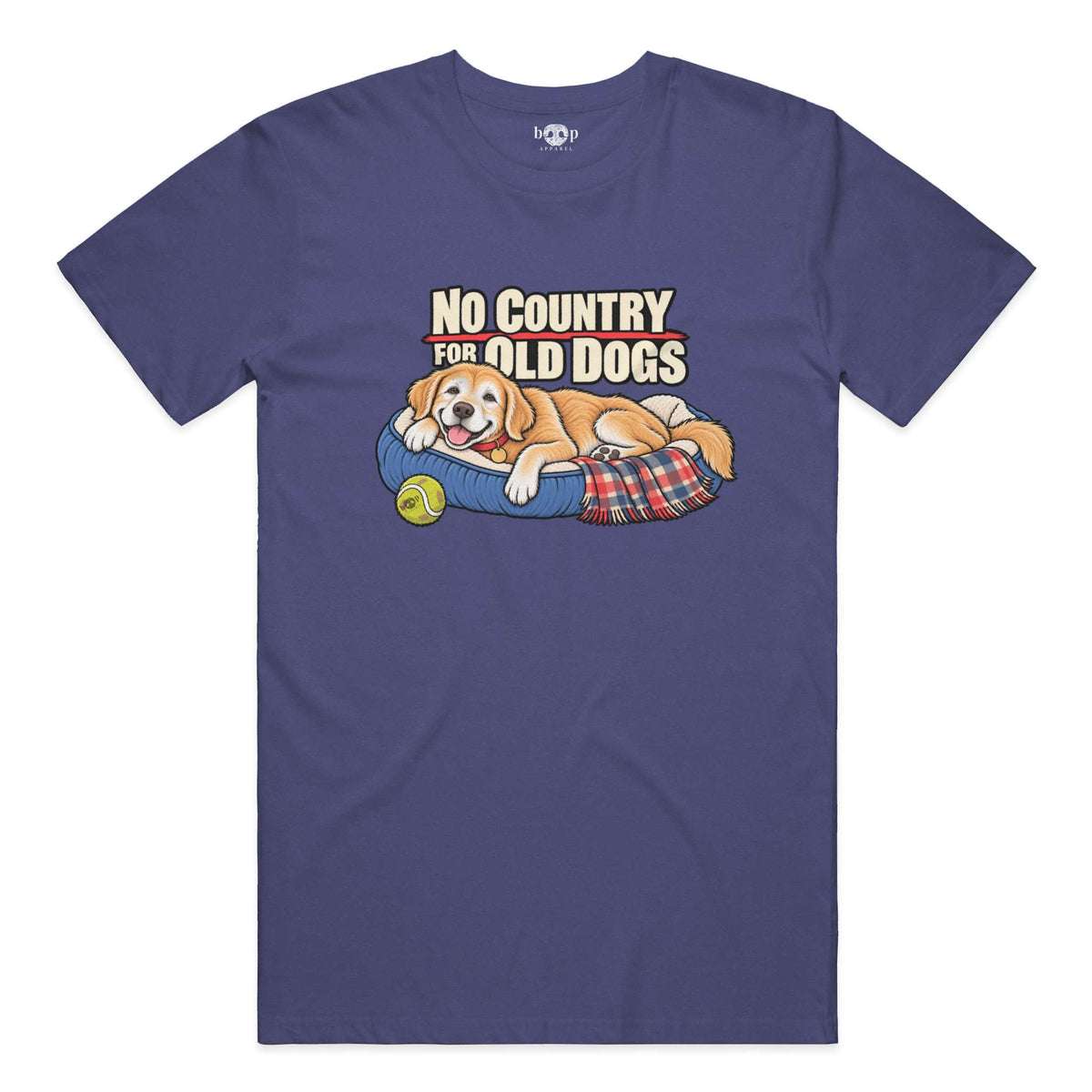 No Country for Old Dogs performance t in Navy Triblend