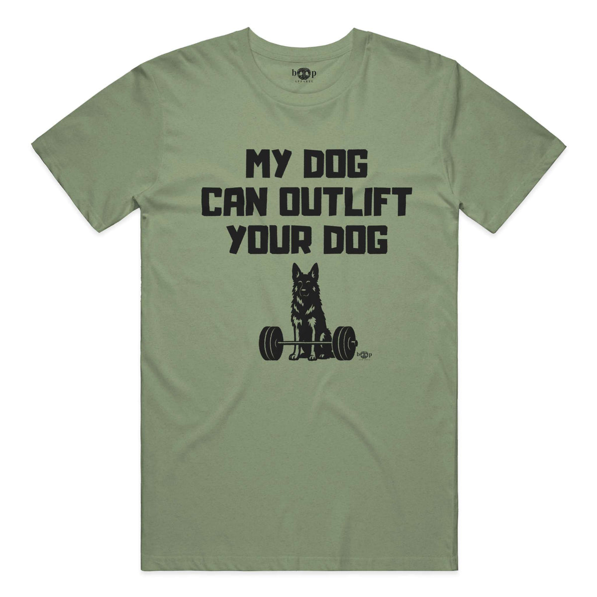 Outlift performance t in military green triblend
