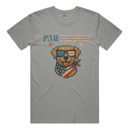 Pawtriotic everyday t in deep heather