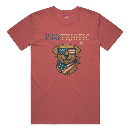 Pawtriotic performance t in Red Triblend