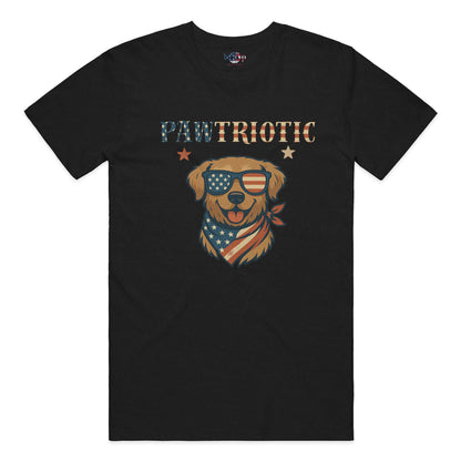 Pawtriotic performance t in solid black triblend