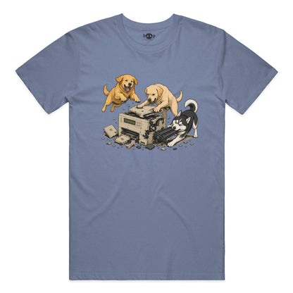 PC Load Letter performance t in Blue Triblend