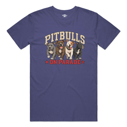 Pitbulls on Parade performance t in Navy Triblend