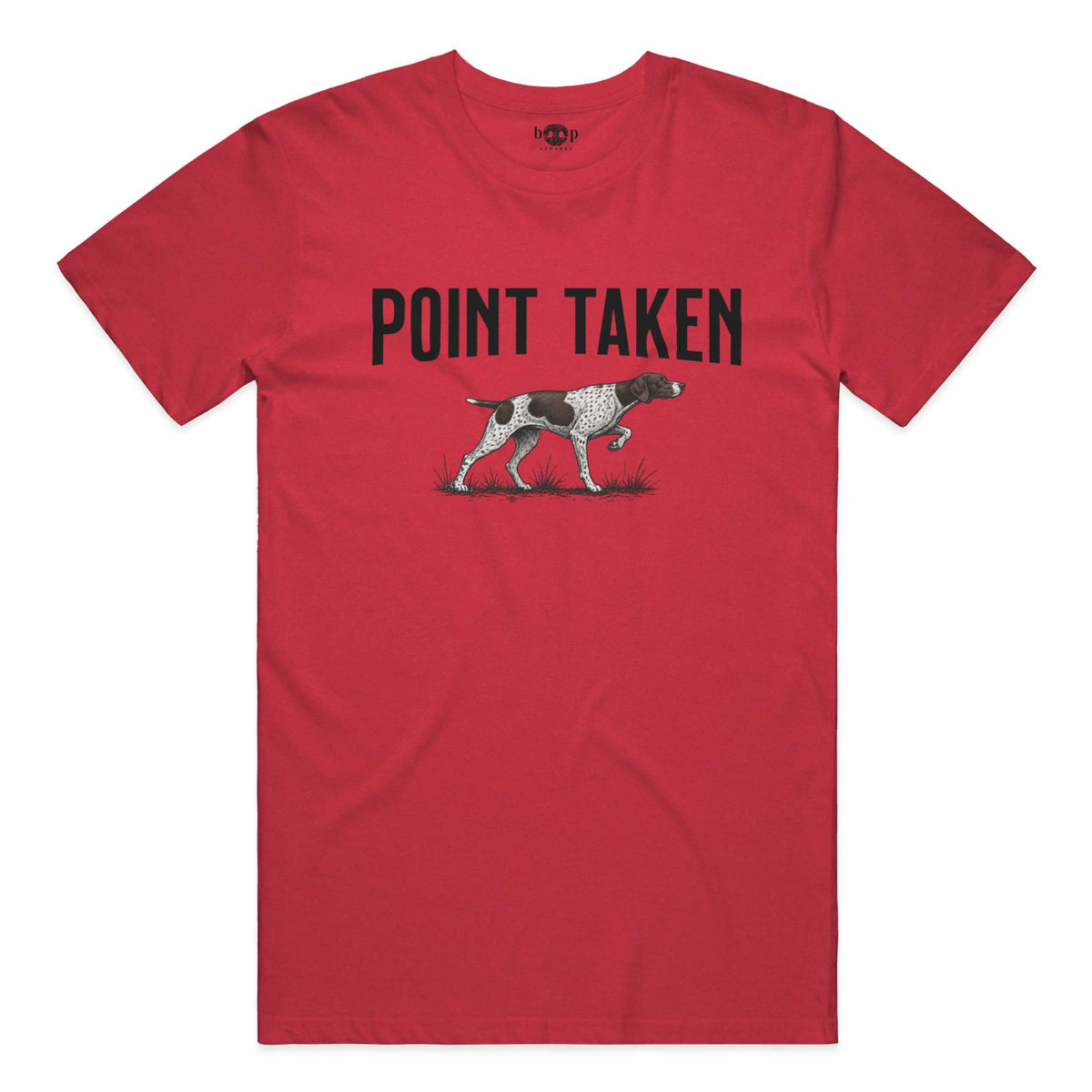 Point Taken everyday t in heather red