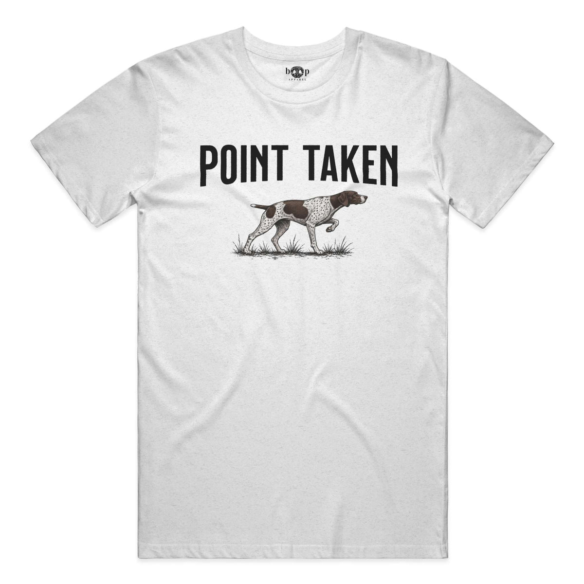 Point Taken performance t in solid white triblend