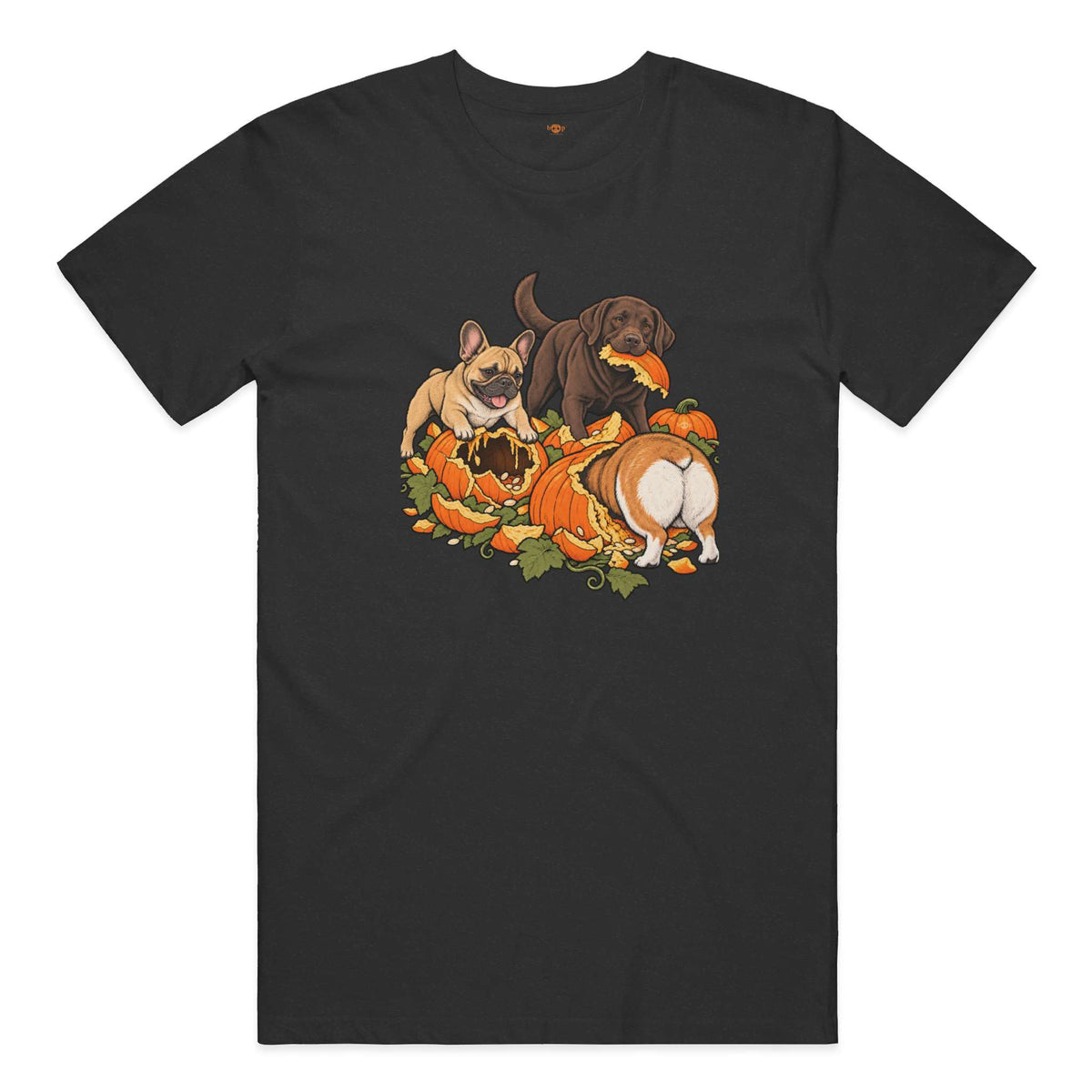 Pumpkin Patch Menaces everyday t in Black Heather