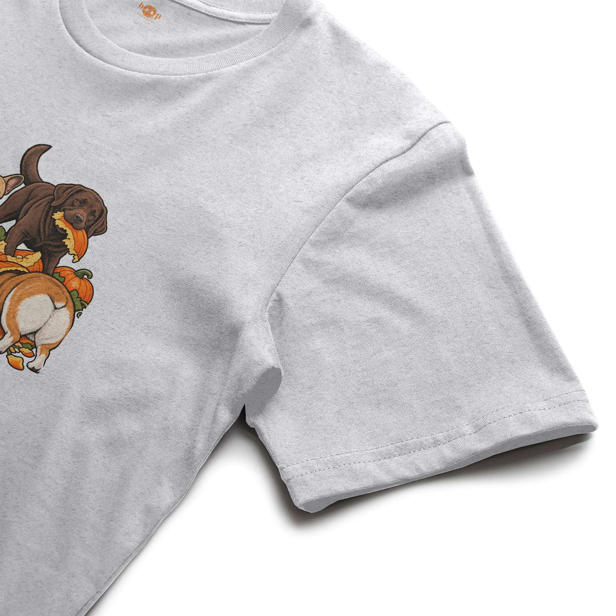 Pumpkin Patch Menaces everyday t in Solid White Blend