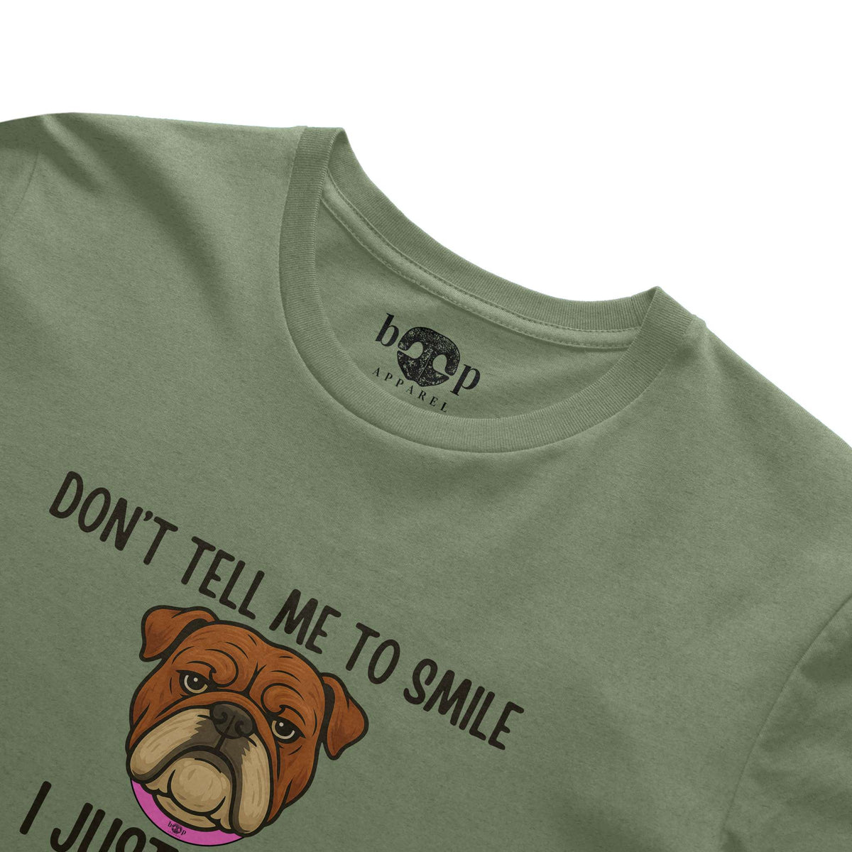 Resting Bully Face performance t product photo