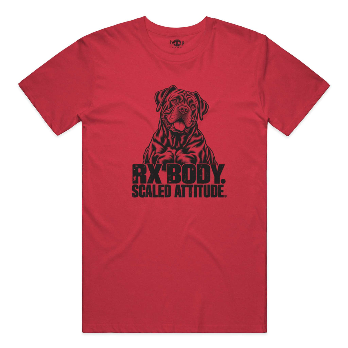 Rx Body Scaled Attitude everyday t in heather red