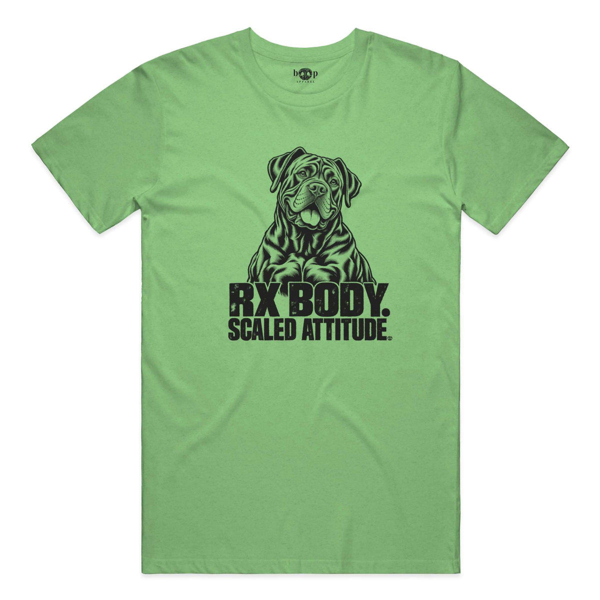 Rx Body Scaled Attitude performance t in Green Triblend