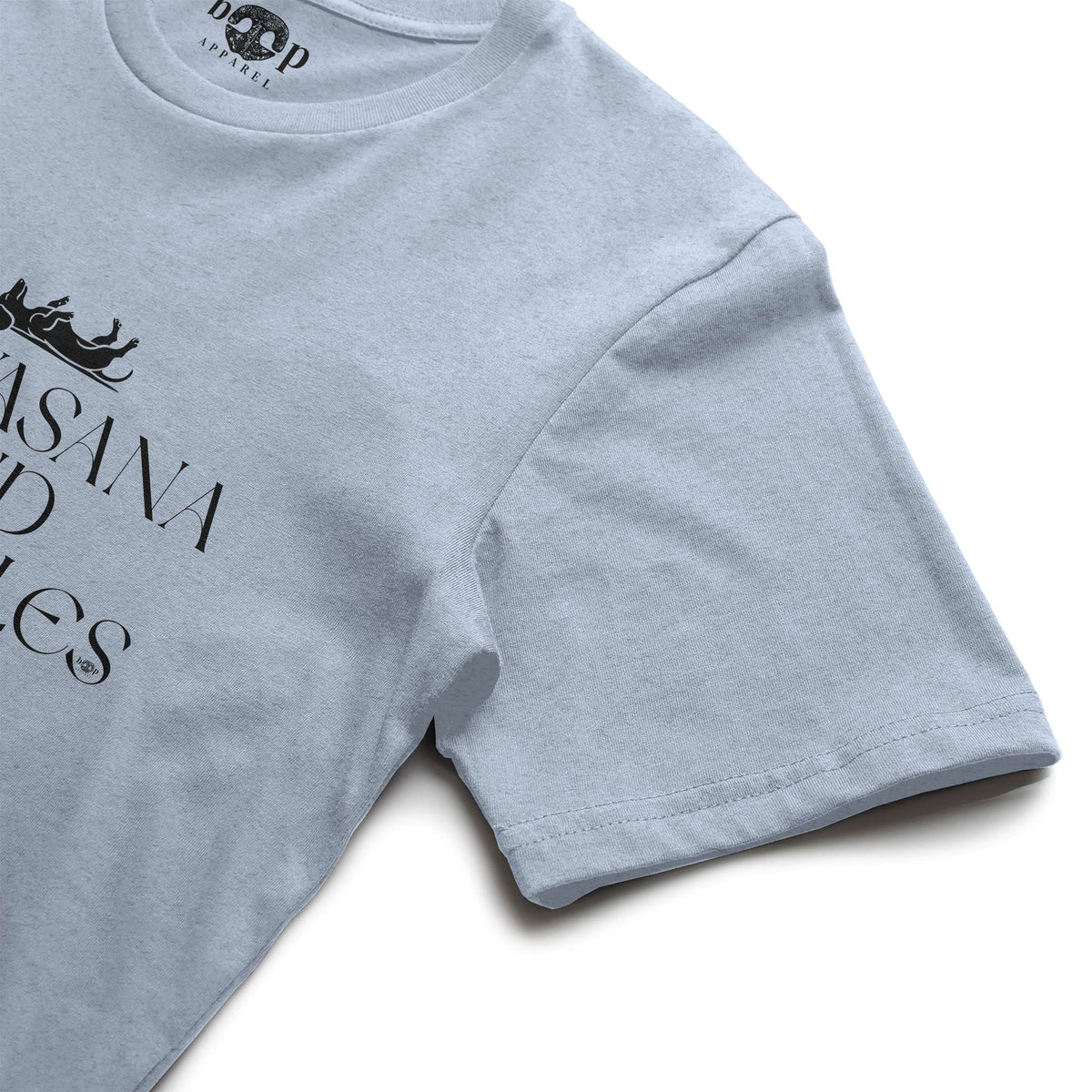 Shavasana and Snuggles everyday t product photo