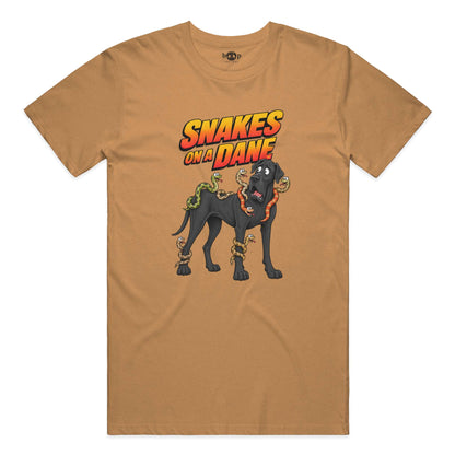 Snakes on a Dane everyday t in Heather Autumn